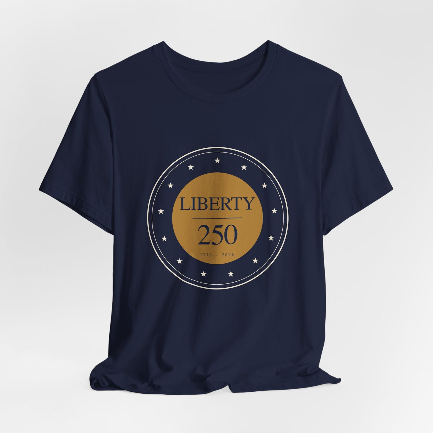 Liberty 250 Commemorative Dark and Gold Tee
