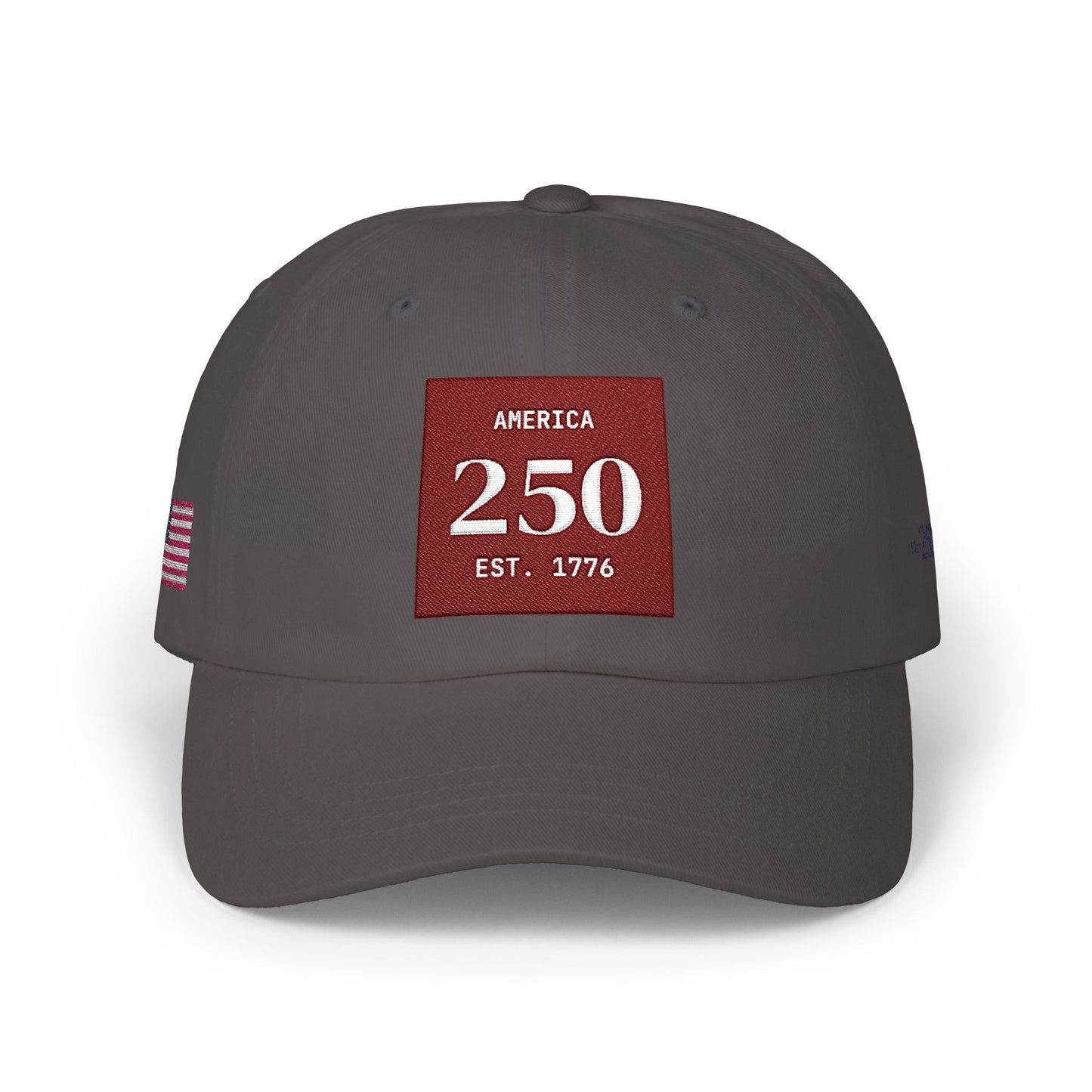 America 250 Dad Cap - 'Est. 1776' - USA Flag - 2026 Embroidered Baseball Hat