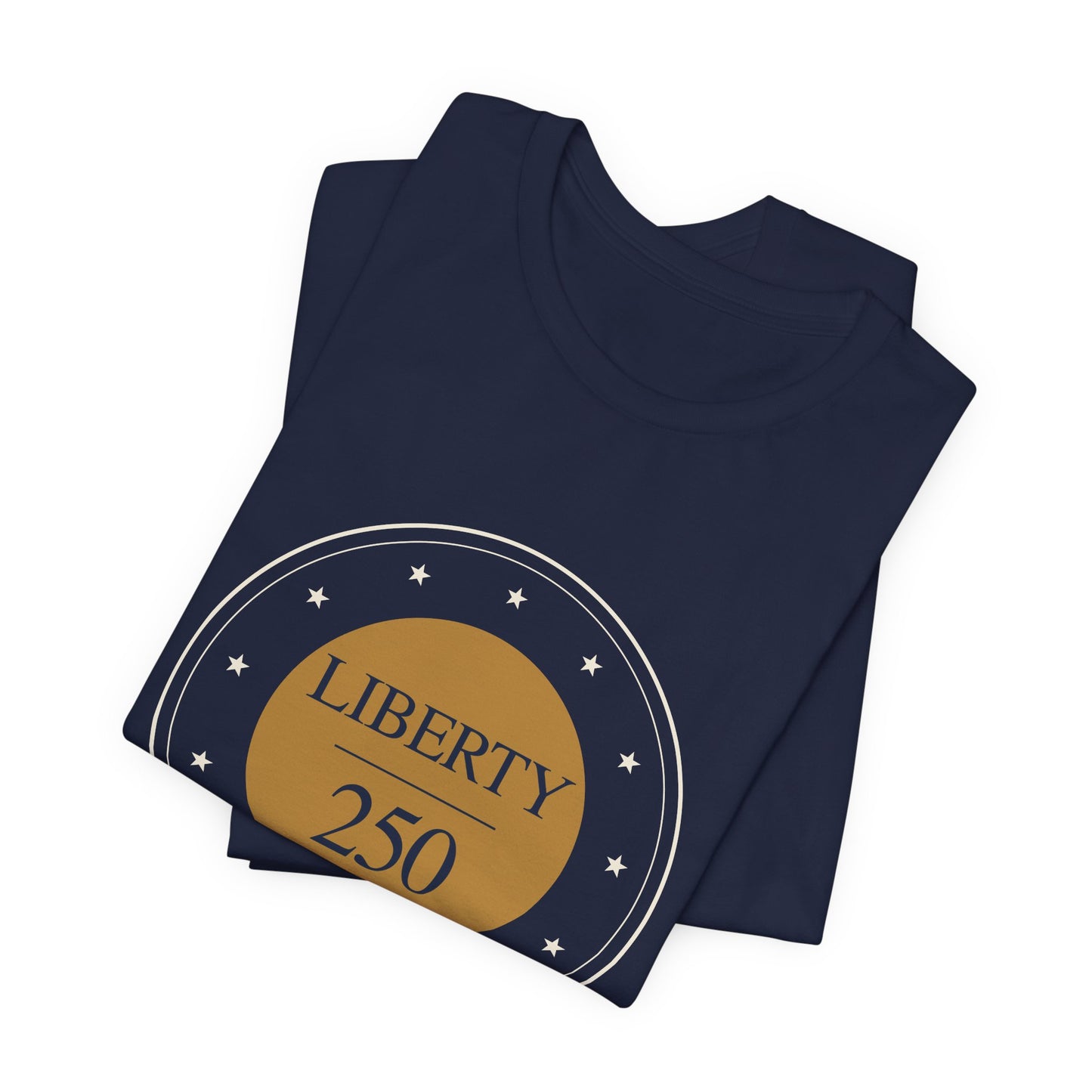 Liberty 250 Commemorative Dark and Gold Tee