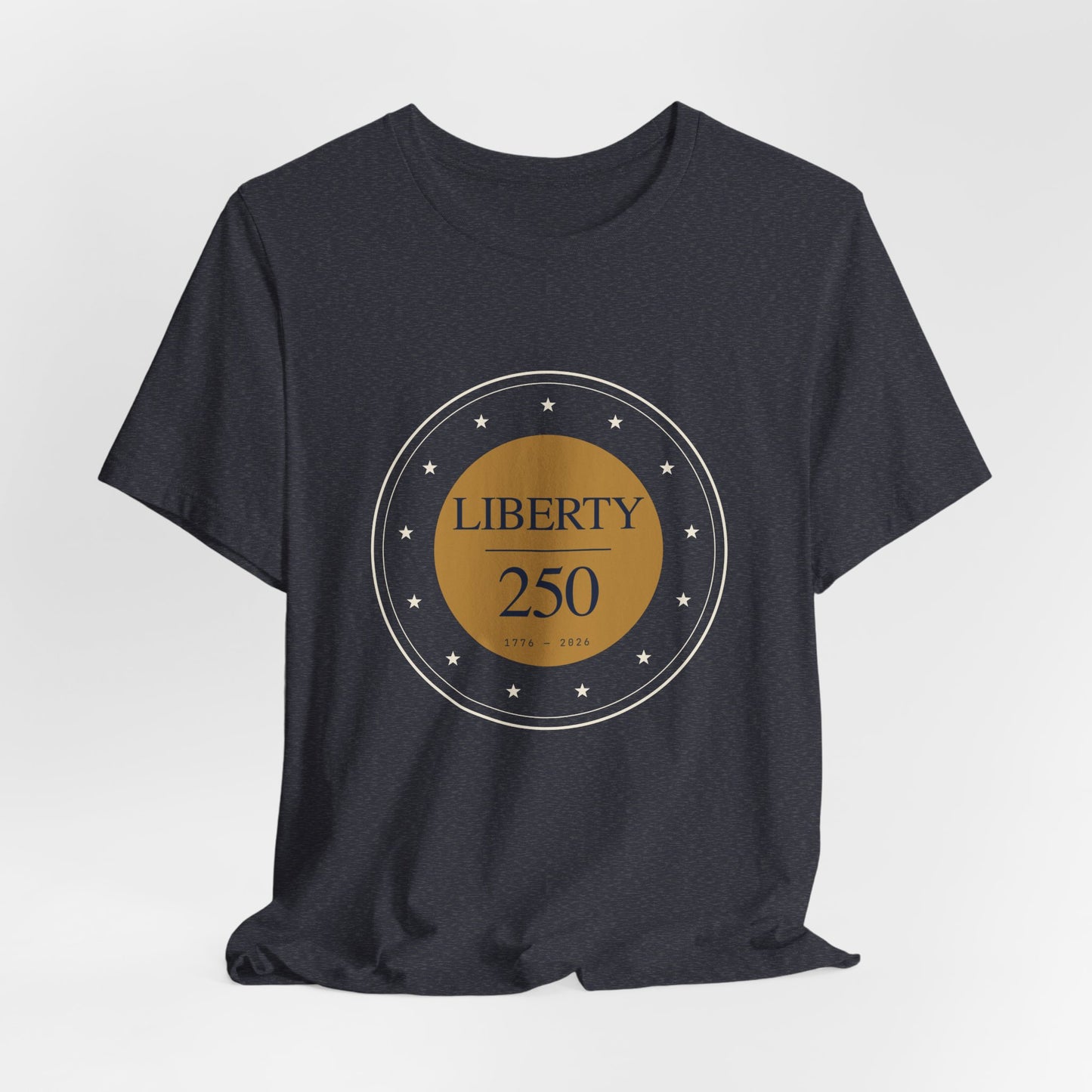 Liberty 250 Commemorative Dark and Gold Tee