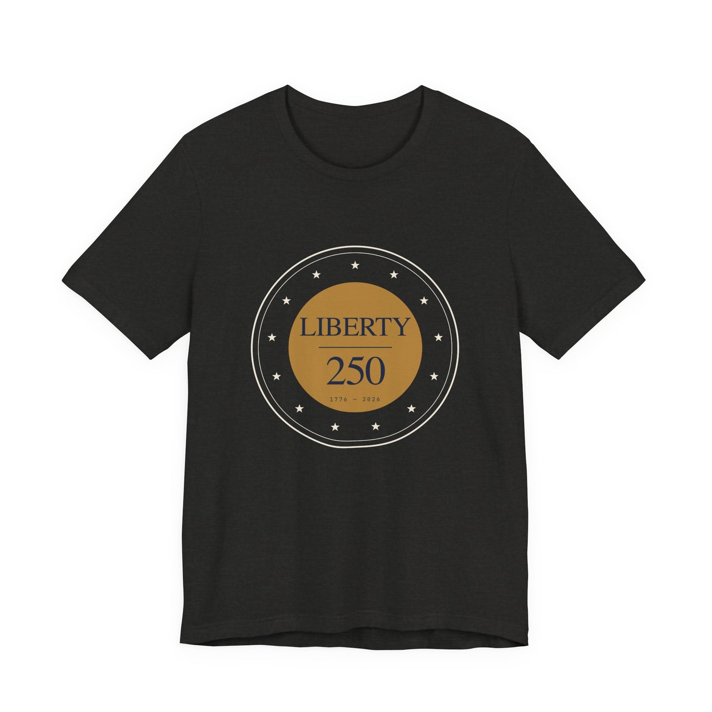 Liberty 250 Commemorative Dark and Gold Tee