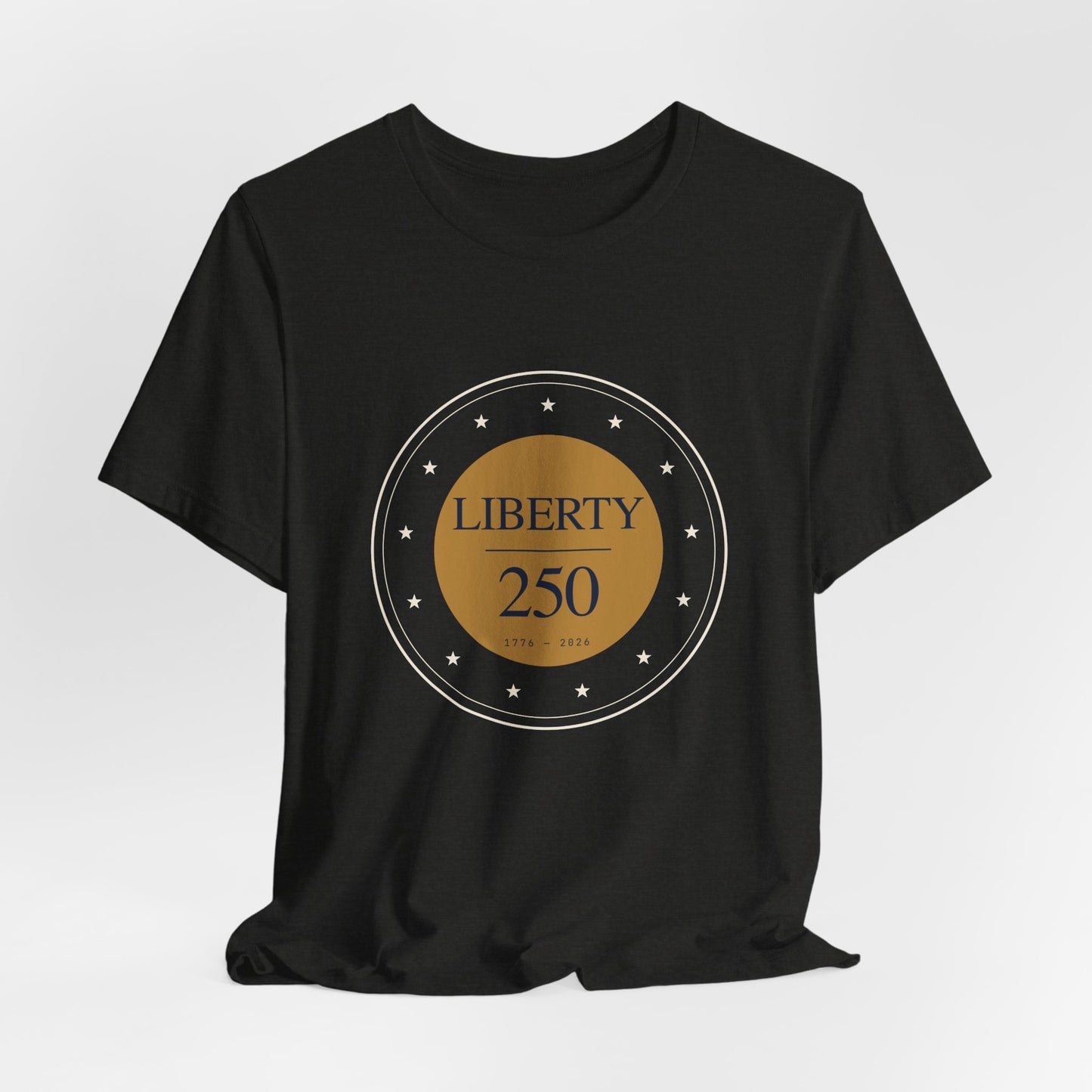 Liberty 250 Commemorative Dark and Gold Tee
