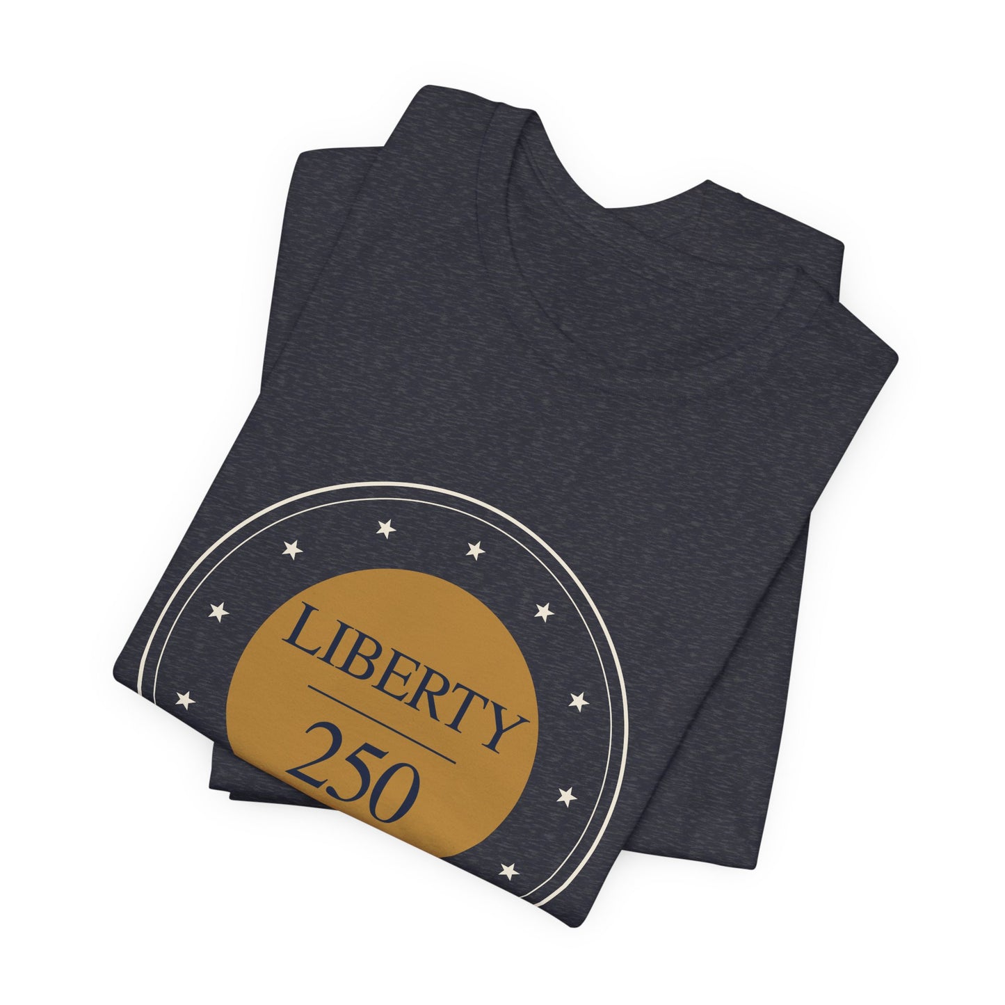 Liberty 250 Commemorative Dark and Gold Tee