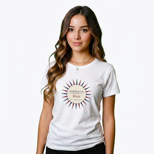 American Made Starburst Vintage USA Graphic T-Shirt