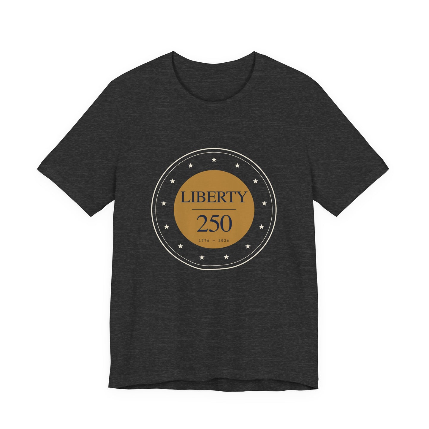 Liberty 250 Commemorative Dark and Gold Tee