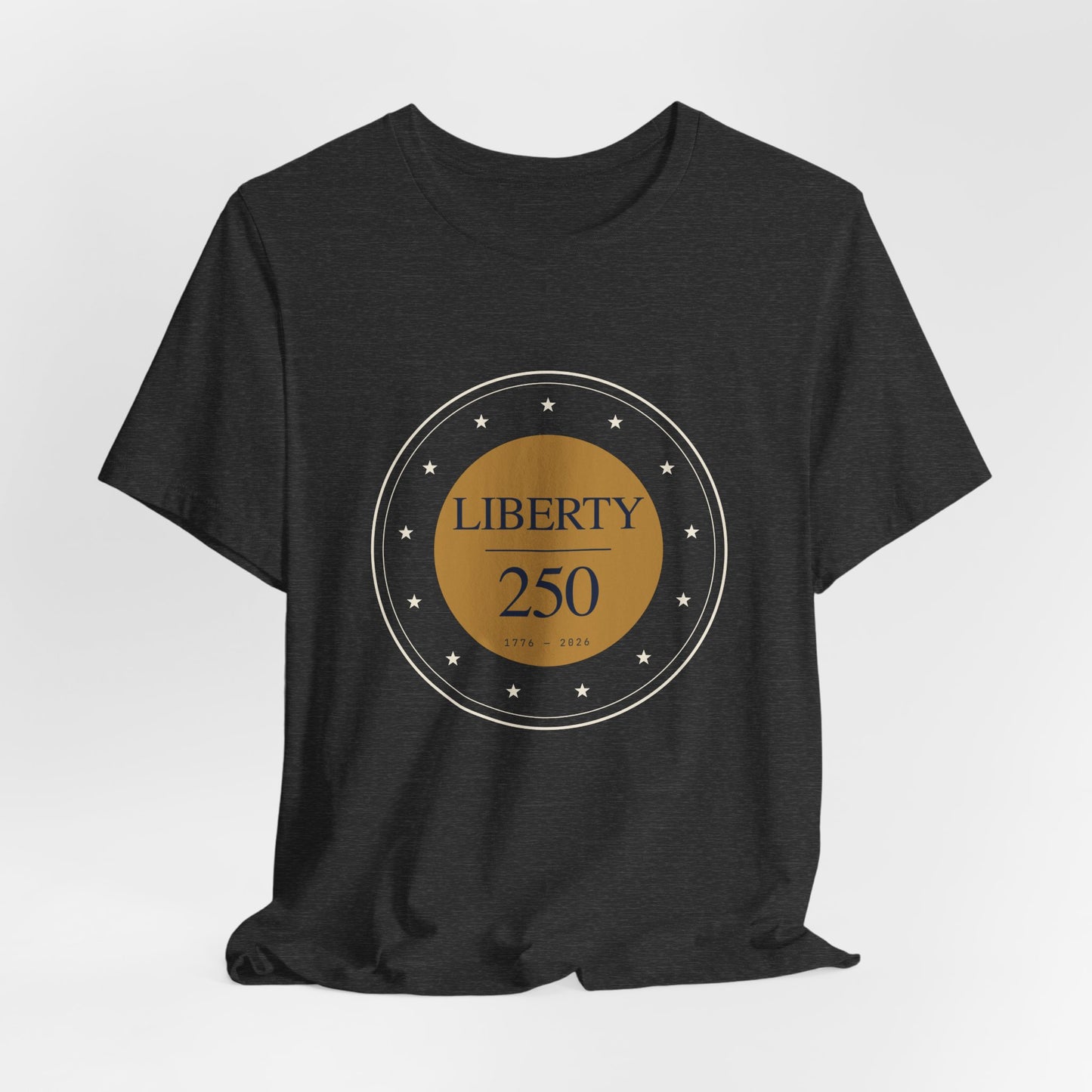Liberty 250 Commemorative Dark and Gold Tee