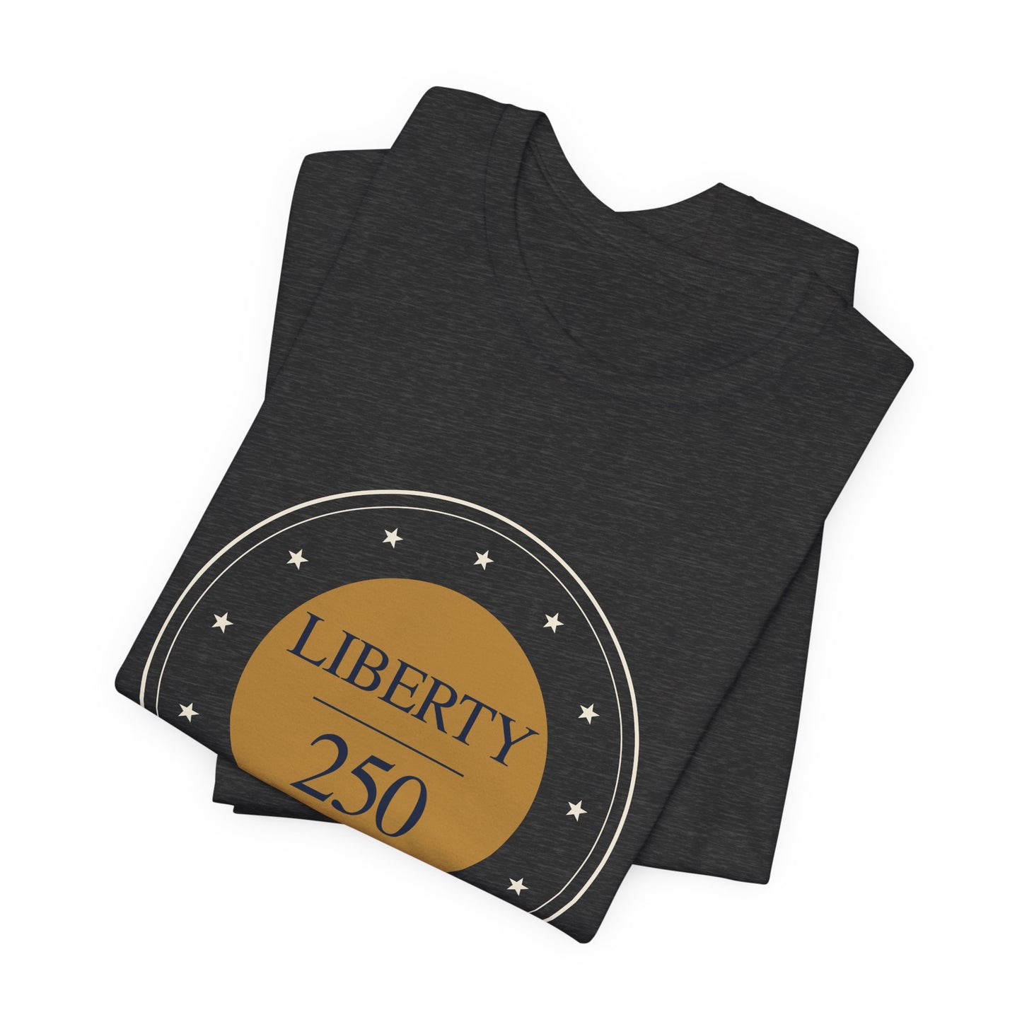 Liberty 250 Commemorative Dark and Gold Tee