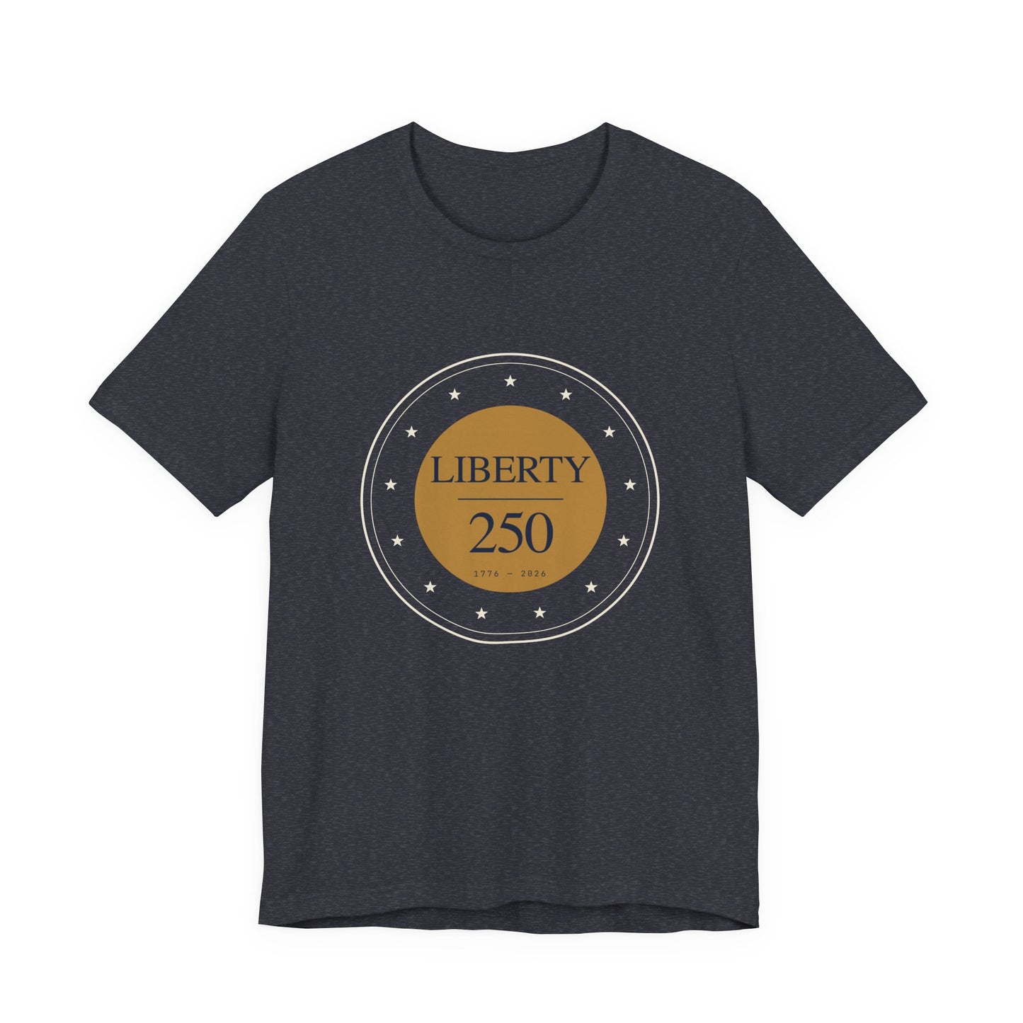 Liberty 250 Commemorative Dark and Gold Tee