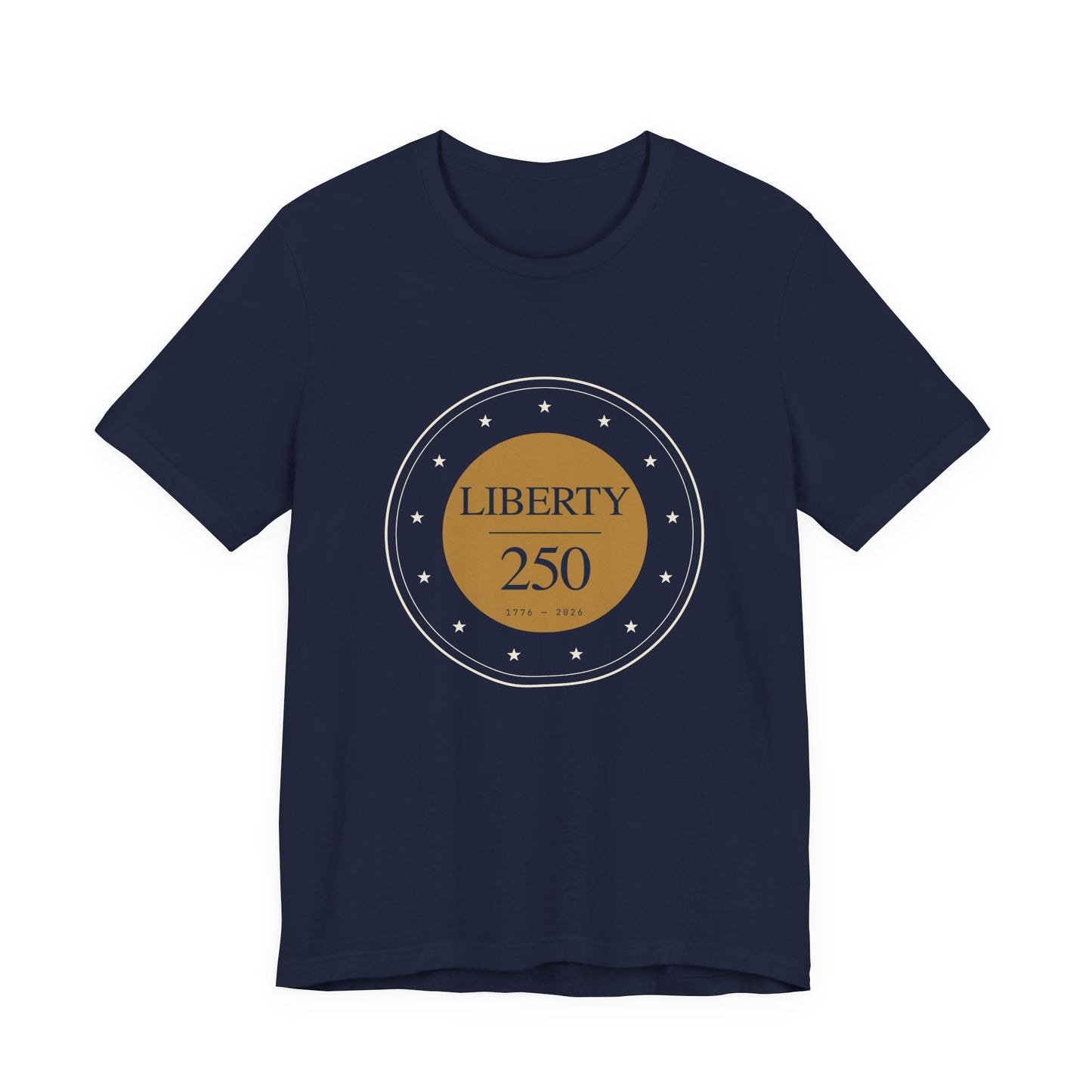 Liberty 250 Commemorative Dark and Gold Tee